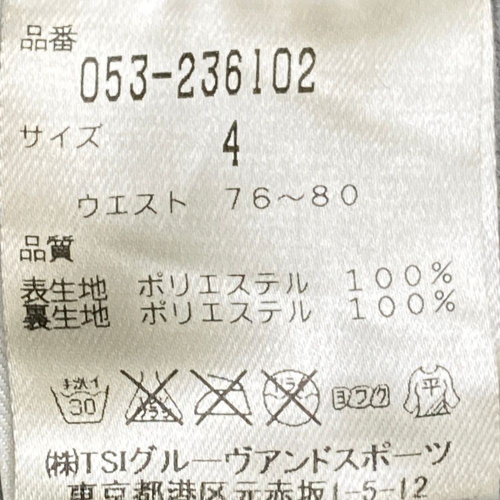 PEARLY GATES サイズ4 サイズ：4 PEARLY GATES パーリーゲイツ 裏地付きパンツ ネイビー系