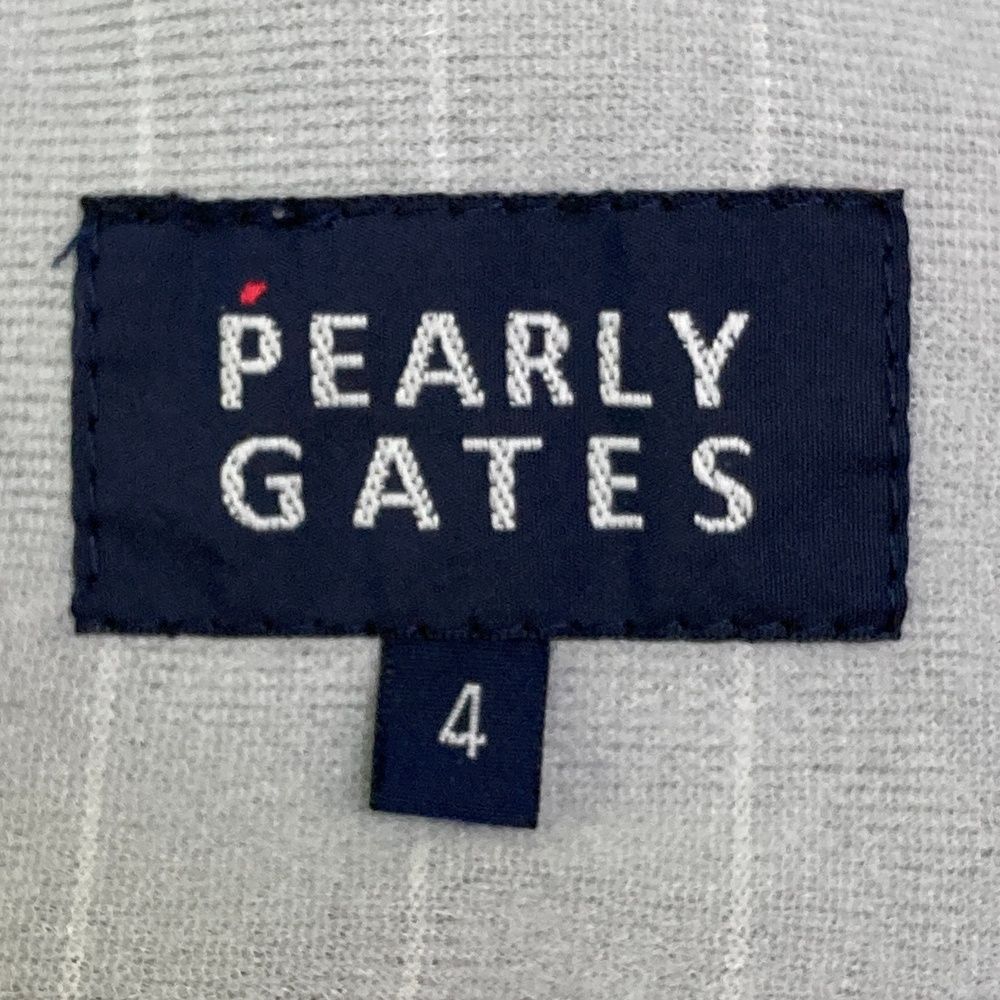 サイズ：4 PEARLY GATES パーリーゲイツ 裏地付きパンツ ネイビー系