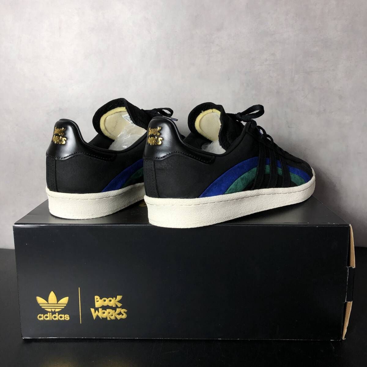 GQ 4304 BOOK WORKS adidas CAMPUS 80 GW 3246 28 cm 黒 アディダス ブックワークス キャンパス80