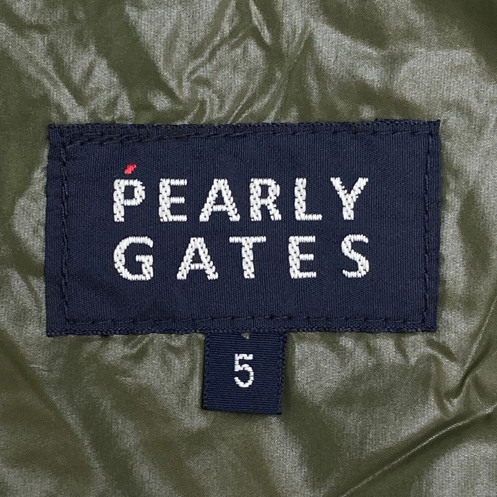 サイズ：5 PEARLY GATES パーリーゲイツ ダウンパンツ カーキ系