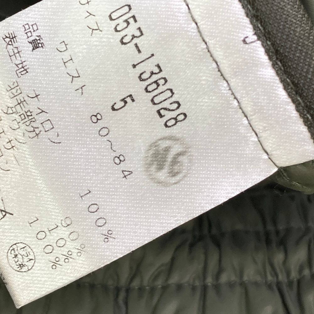 サイズ：5 PEARLY GATES パーリーゲイツ ダウンパンツ カーキ系