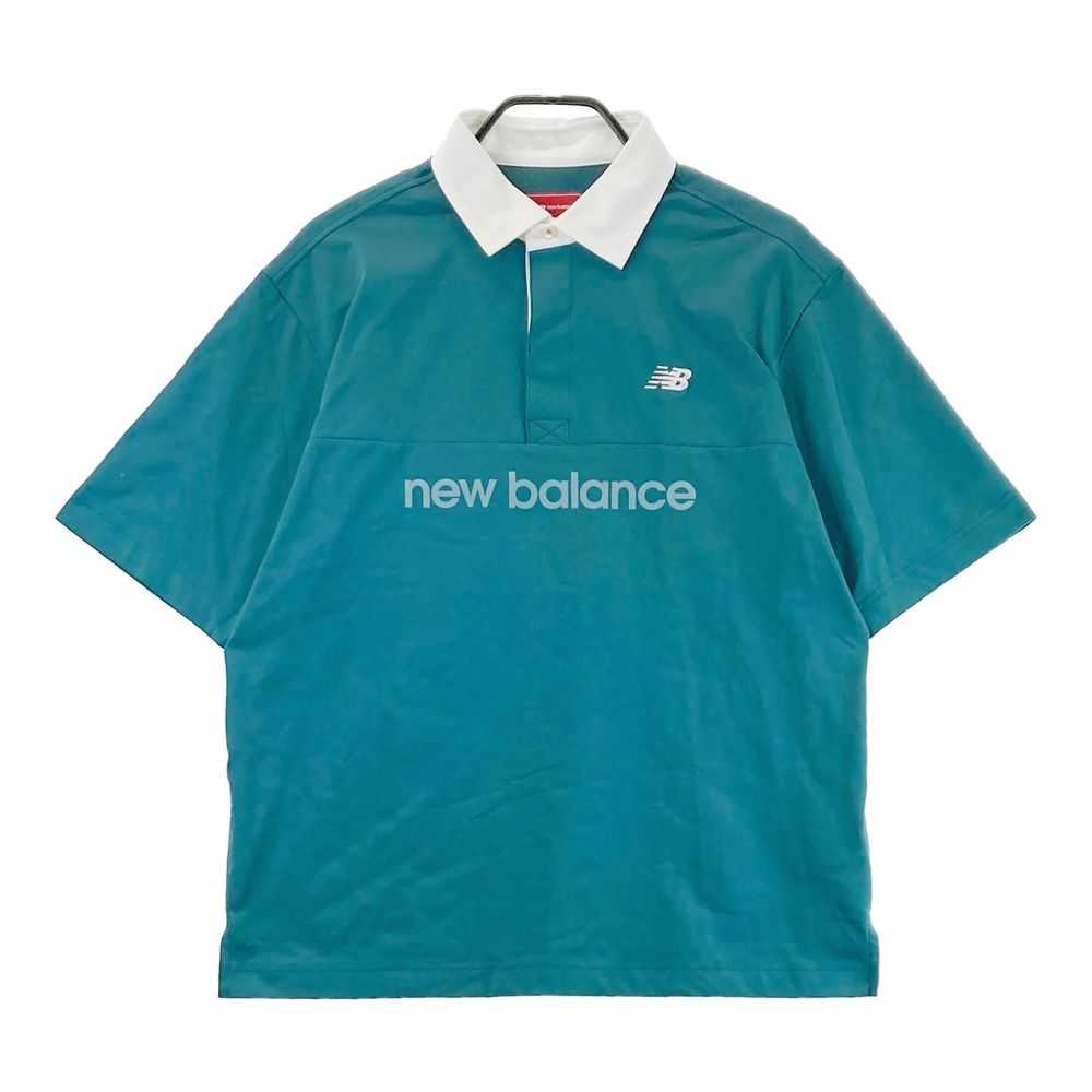 サイズ：4 NEW BALANCE GOLF ニューバランス 2025年 半袖ポロシャツ  ブルー系 [240101569770] ゴルフウェア メンズ ストスト