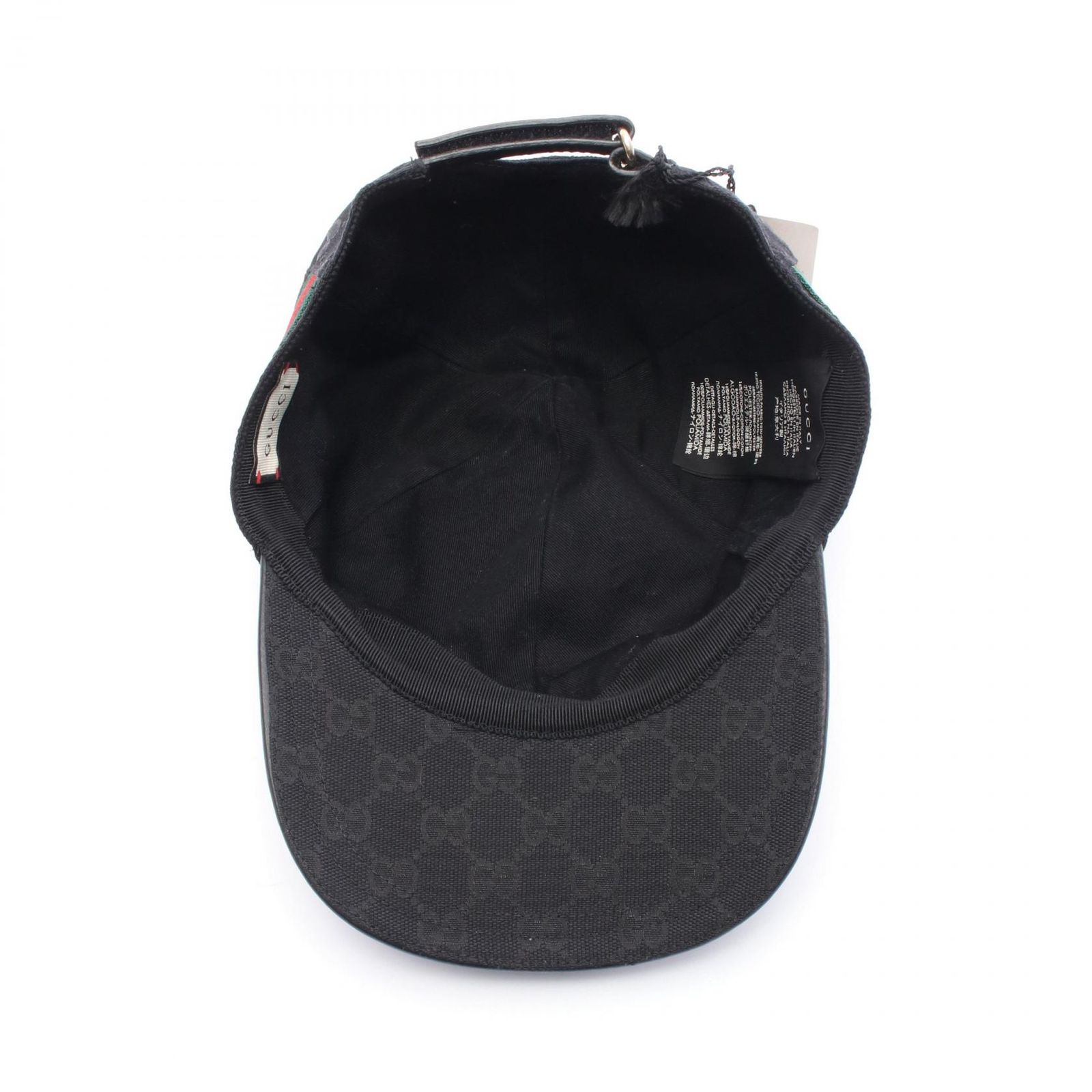 グッチ GUCCI キャップ GGキャンバス ウェブライン 806841 ブラック