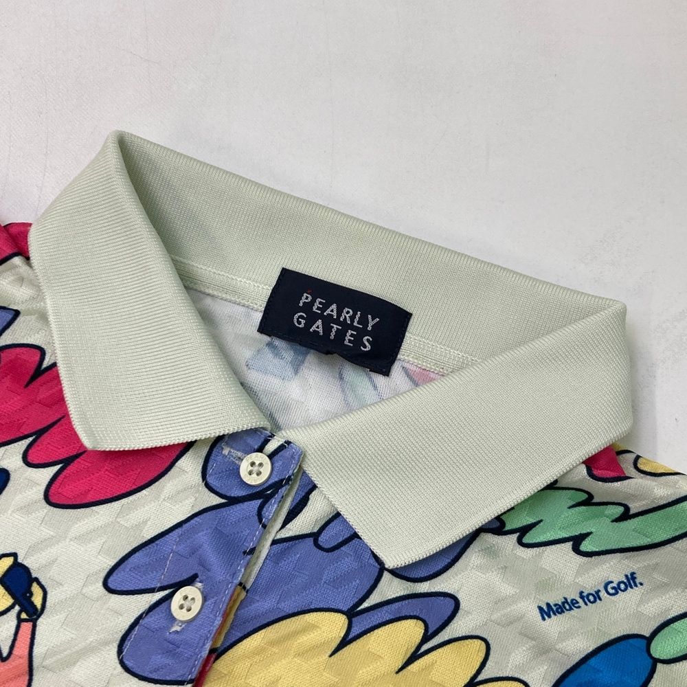 サイズ：0 PEARLY GATES パーリーゲイツ 2024年 半袖ポロシャツ 総柄