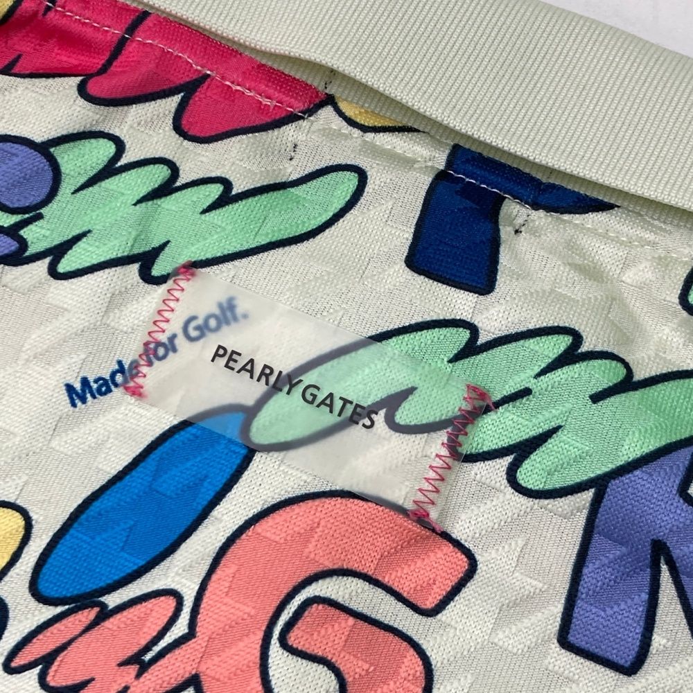 サイズ：0 PEARLY GATES パーリーゲイツ 2024年 半袖ポロシャツ 総柄
