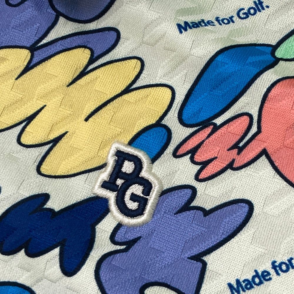 サイズ：0 PEARLY GATES パーリーゲイツ 2024年 半袖ポロシャツ 総柄