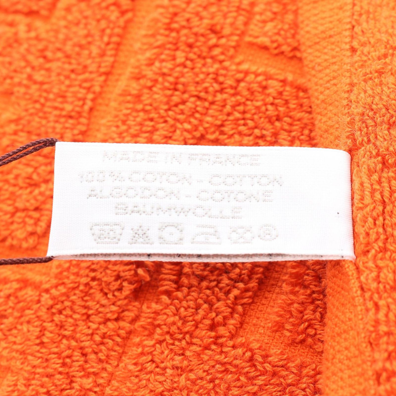 エルメス HERMES タオル ゲストタオル ステアーズ オレンジ その他