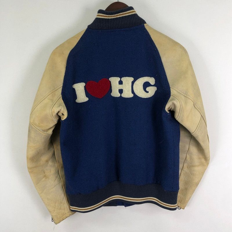 現状渡し品 GLAMOUR ヒステリックグラマー PANDA STADIUM JUMPER 2 AB-3270 パンダ スタジアム ジャケット スタジャン ライトアウター 168-251124-yo-09-tei