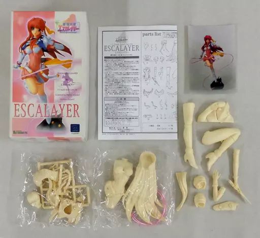超昴天使 エスカレイヤー ガレージキット 中古】フィギュア エスカレイヤー 「超昂天使エスカレイヤー」 1/7