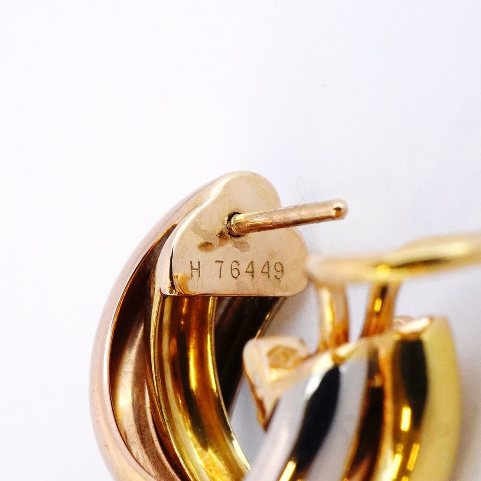 カルティエ(Cartier) カルティエ ピアス トリニティ 18KYG イエロー