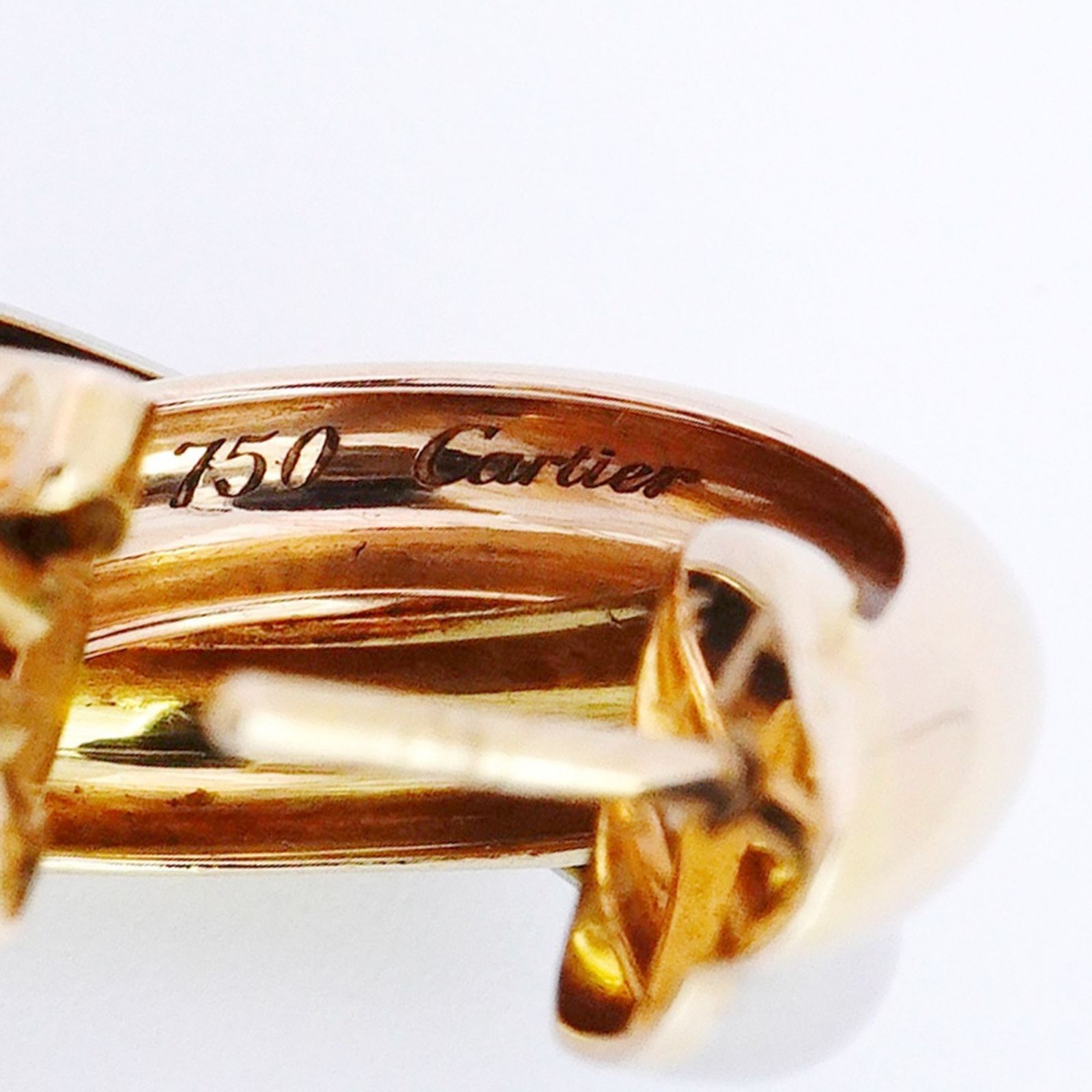 カルティエ(Cartier) カルティエ ピアス トリニティ 18KYG イエロー