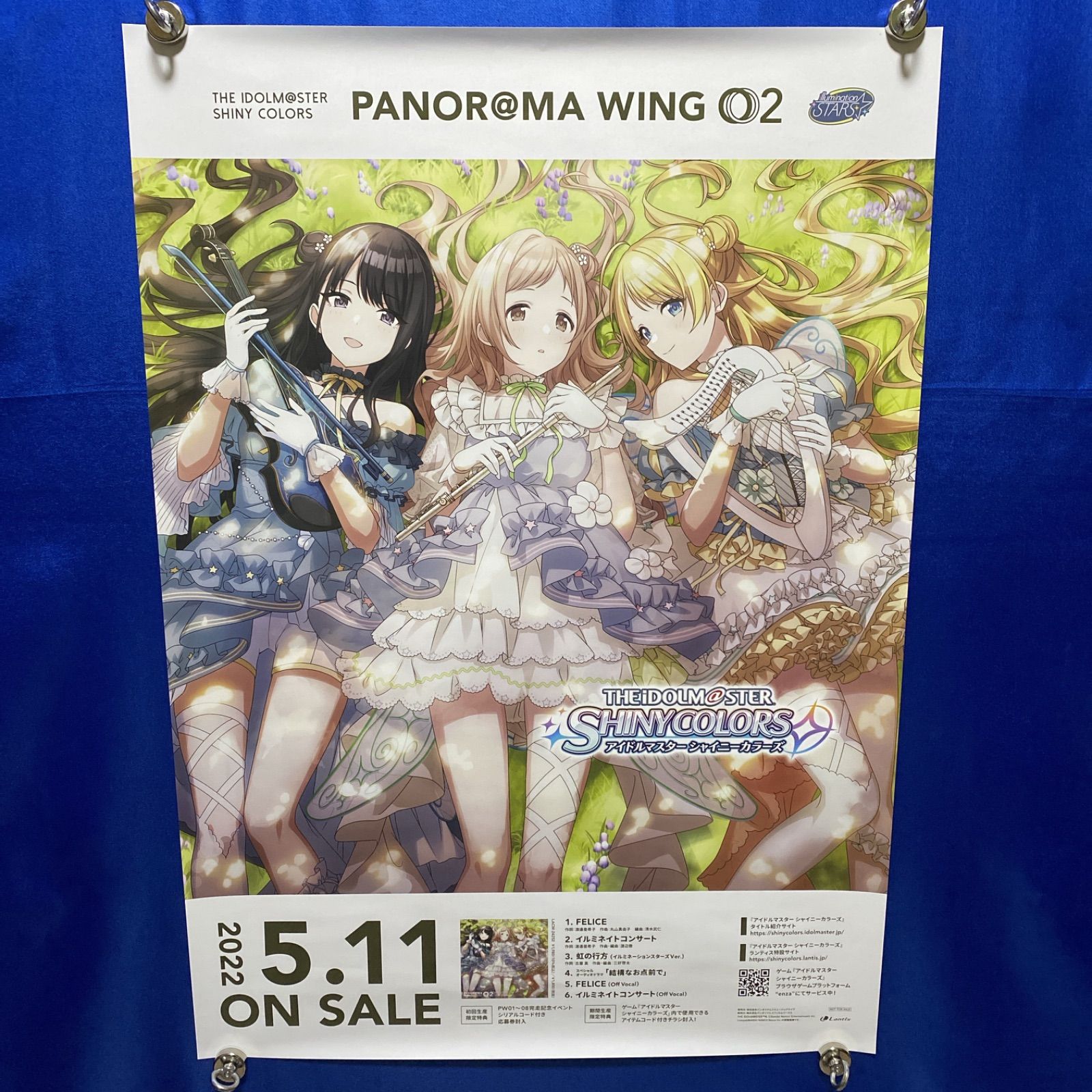 IDOLM STER SHINY COLORS PANOR MA WING 02 illumination STARS B 2ポスター 660