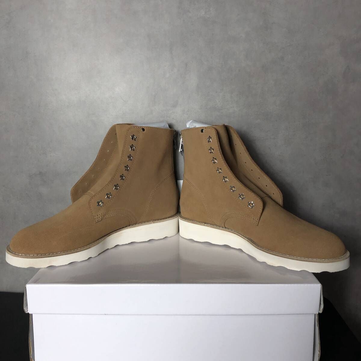 GQ4306◇kolor BEACON : バックジップ スエードブーツ◇27.5cm◇未使用 