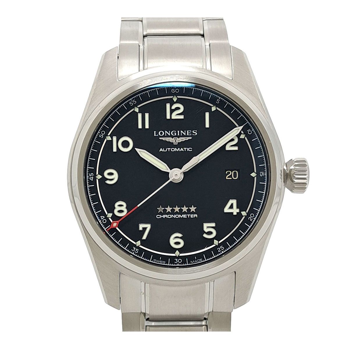 ロンジン スピリット L 3 810 4 自動巻き ステンレススティール メンズ LONGINES 時計