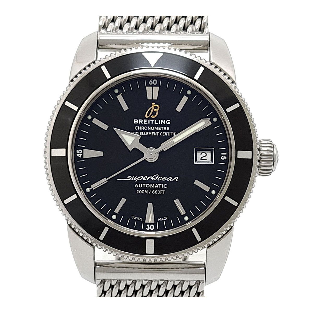 ブライトリング スーパーオーシャン ヘリテージ42 A 17321 自動巻き ステンレススティール メンズ BREITLING 時計
