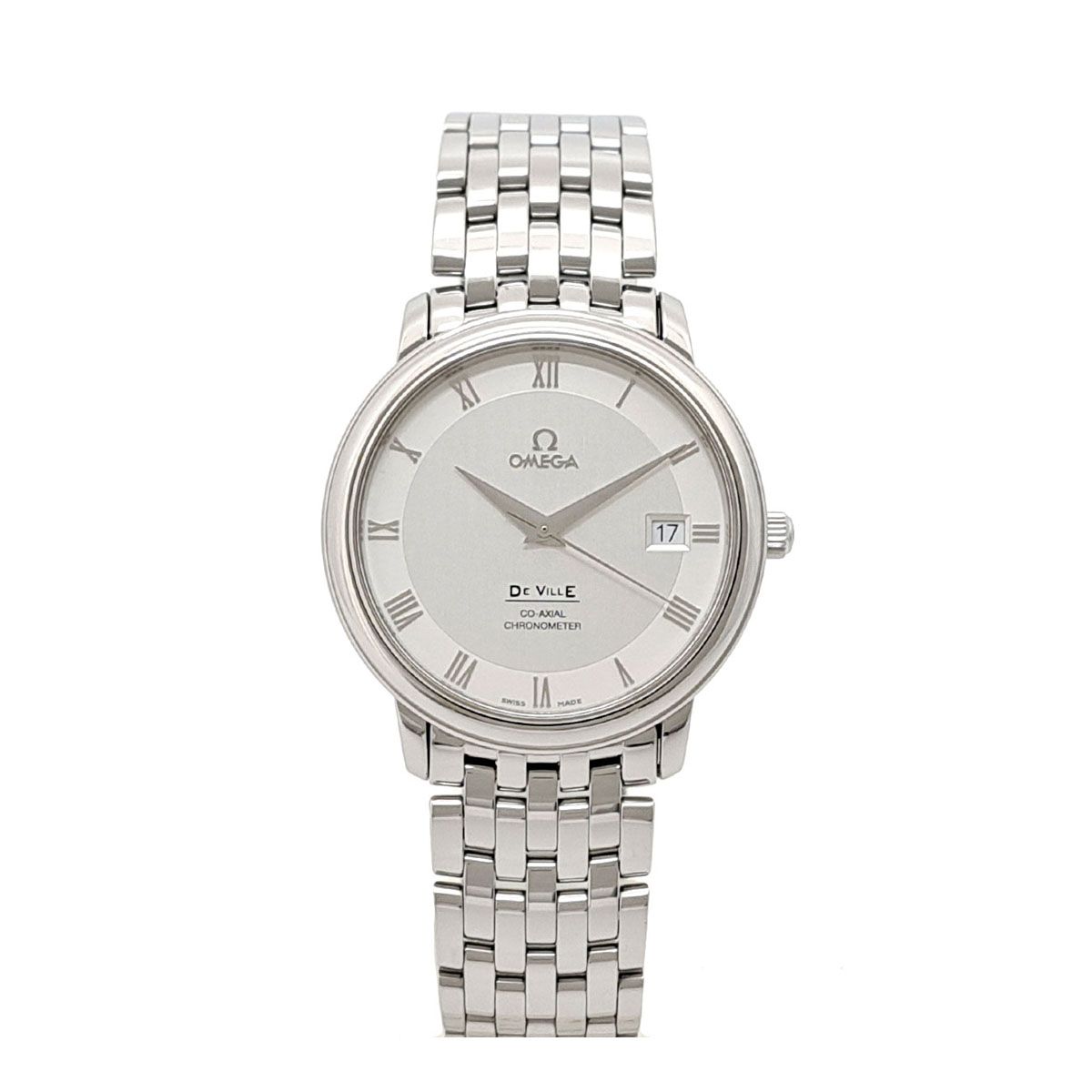 オメガ デ ヴィル プレステージ コーアクシャル 4574.31 自動巻き ステンレススティール メンズ ボーイズ OMEGA 時計
