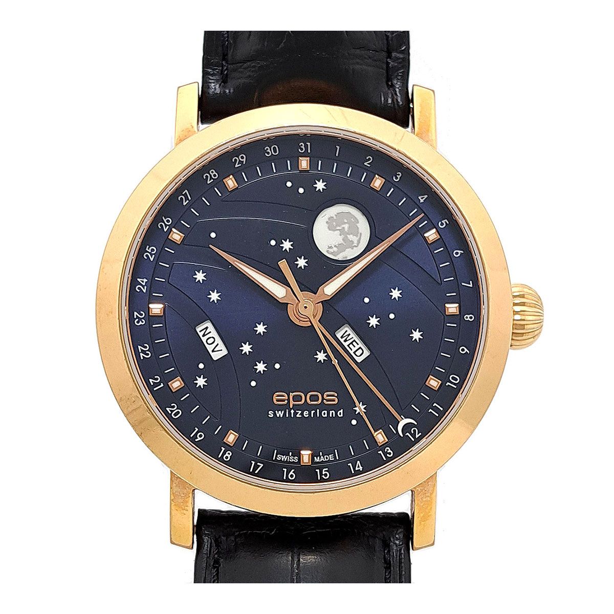 エポス ナイトスカイ ビッグムーン 3440 K 自動巻き ステンレススティール メンズ EPOS 時計