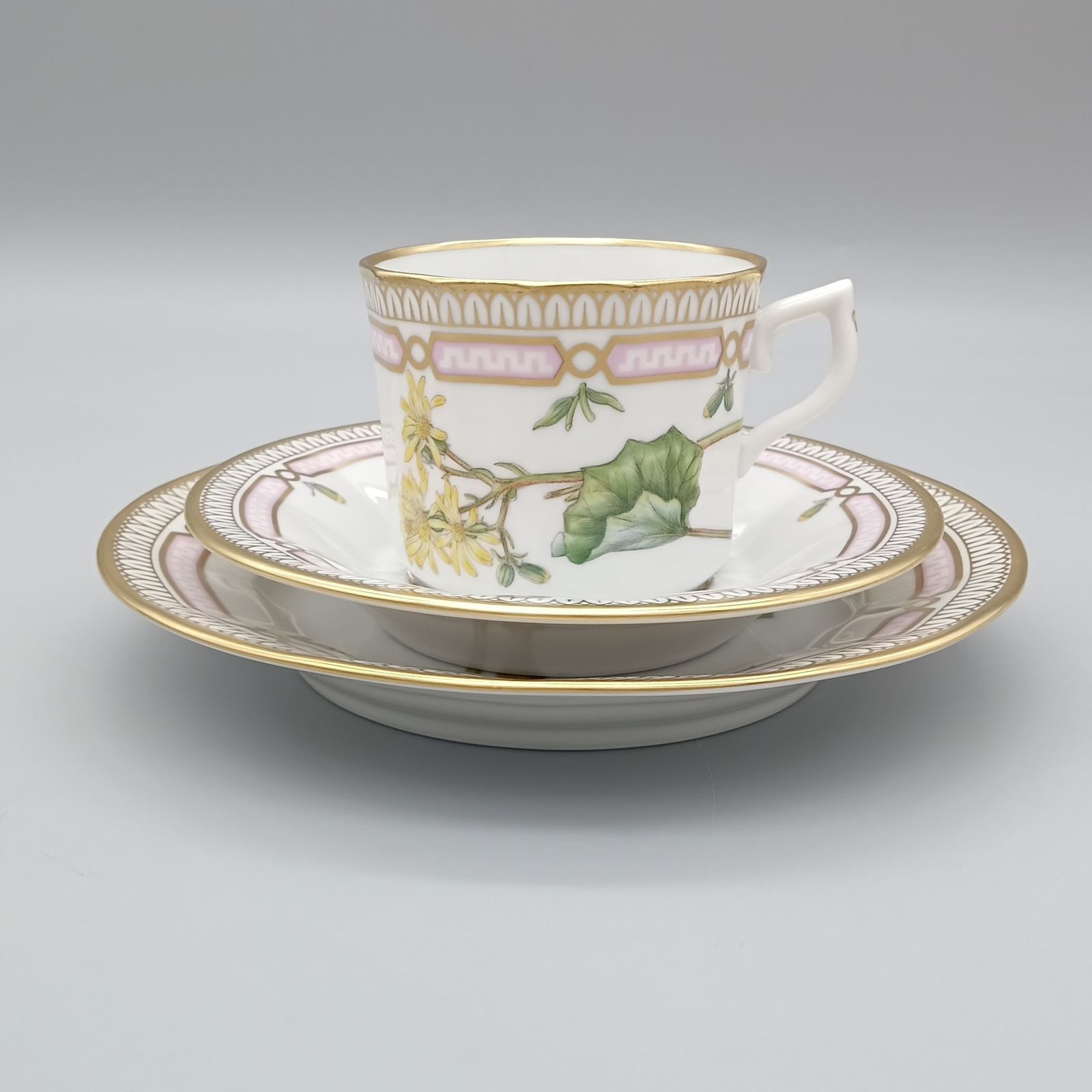 ロイヤルコペンハーゲン ヤポニカ デミタス トリオ カップ＆ソーサー