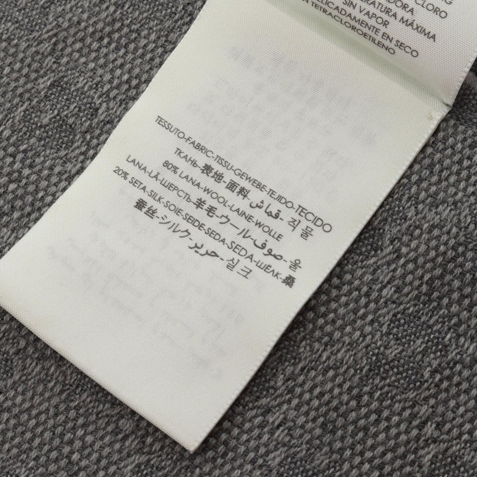 グッチ GUCCI マフラー GG柄 ウェビングライン ウール シルク メンズ B