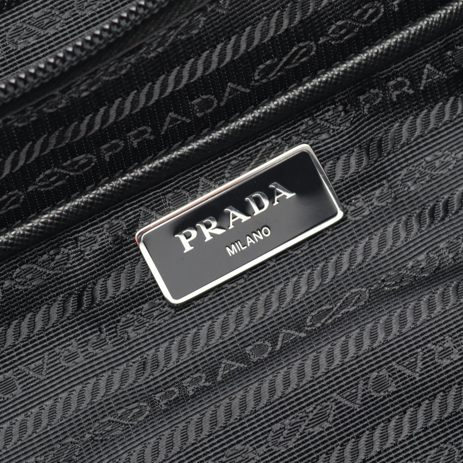  プラダ PRADA トートバッグ TESSUTO 1 BG 189 ブラック ナイロン サフィアーノレザー トライアングルロゴ レディース A トートバッグ バッグ