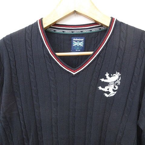 アドミラル Admiral ゴルフ スポーツウエア ニット セーター 長袖 V