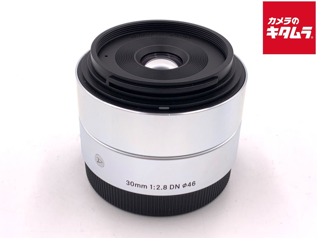 並品 シグマ 30 mm F 2.8 DN ソニーEマウント用 シルバー
