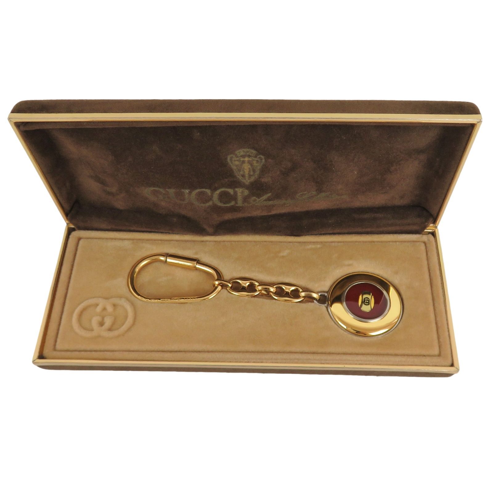 GUCCI グッチ ゴールドカラー キーリング キーホルダー キーチャーム