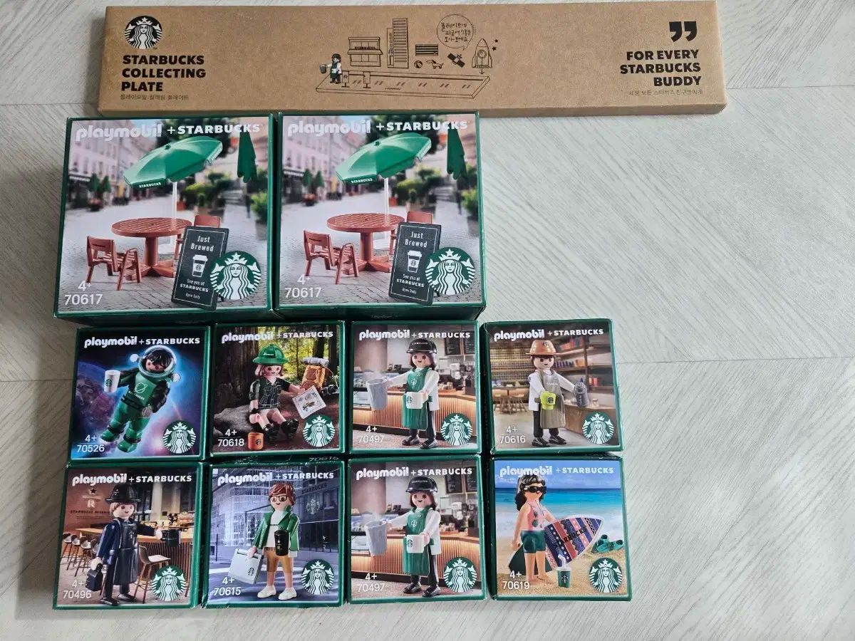 プレイモービル スターバックス フィギュア セット 限定】韓国スタバ