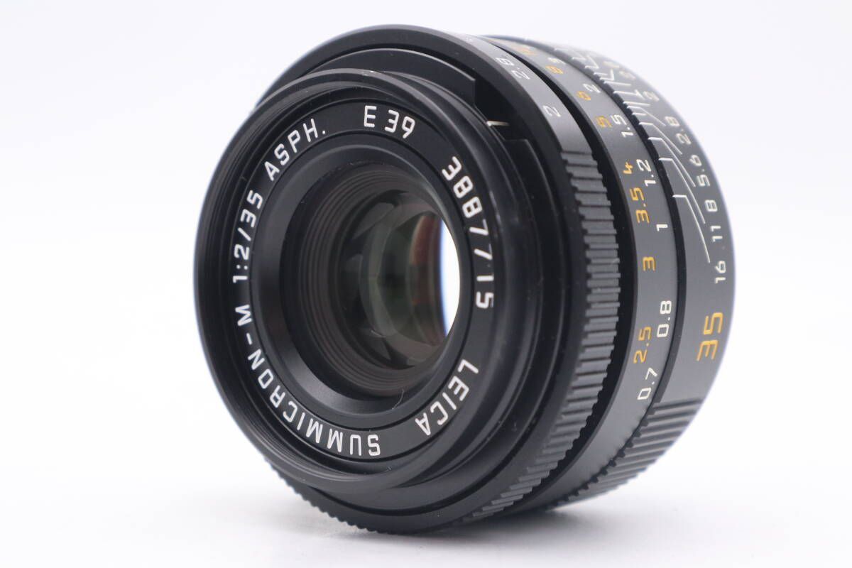 Leica SUMMICRON-M 35mm F2 ASPH E39 ライカ MFレンズ ブラック