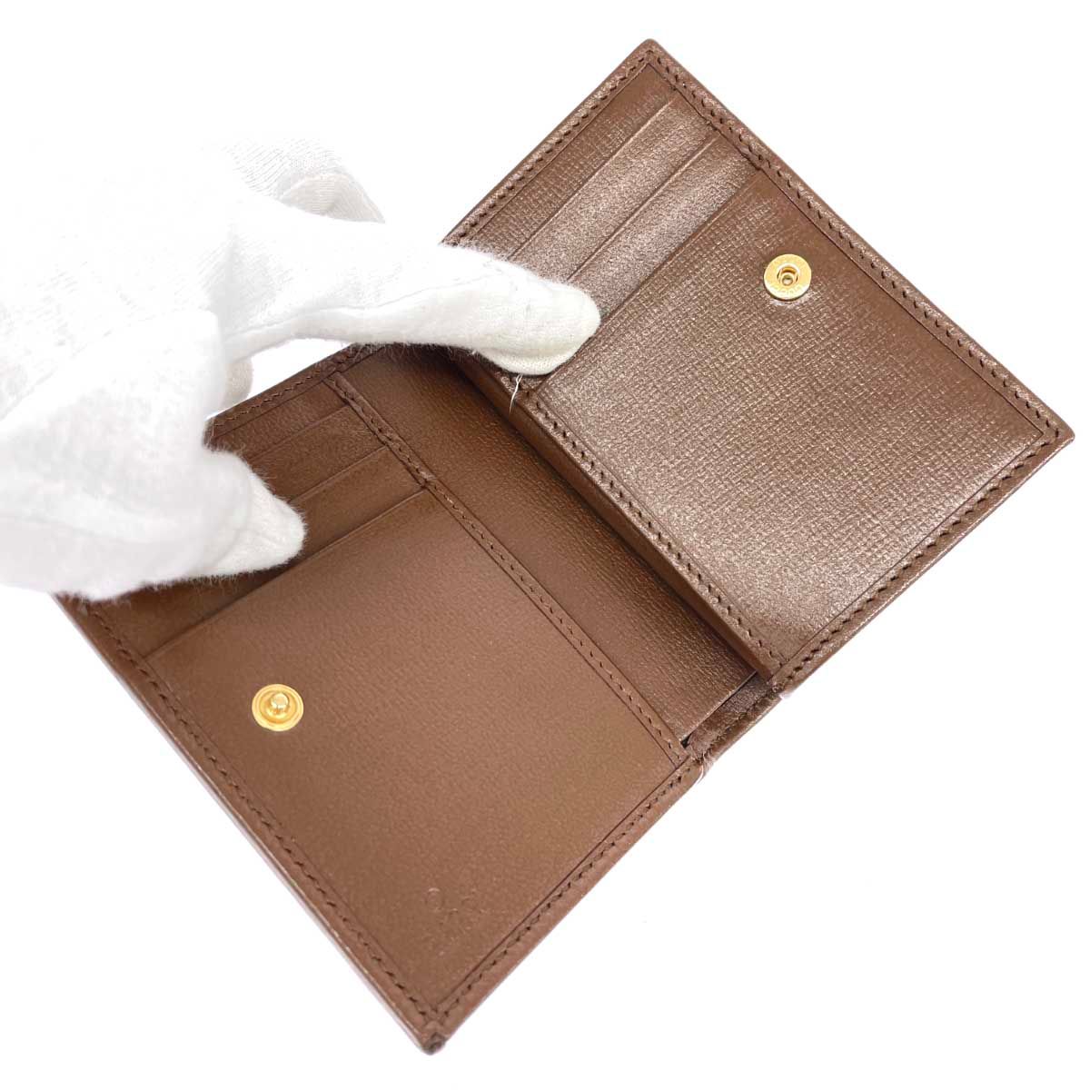 GUCCI グッチ コンパクトウォレット/GGスプリーム ホースビット 726846