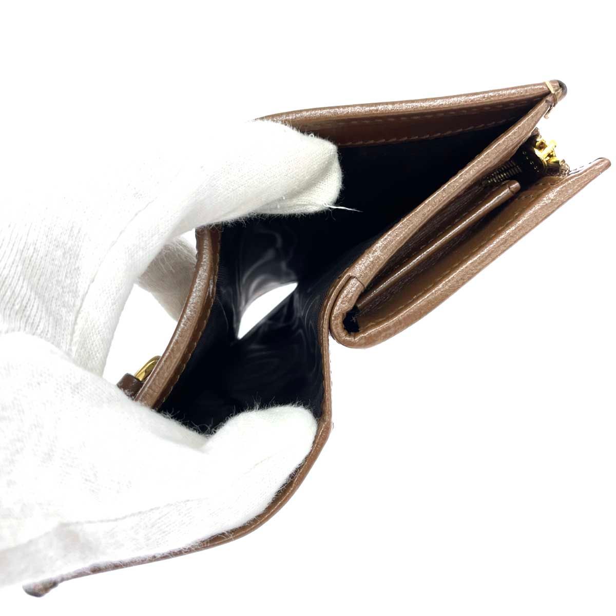 GUCCI グッチ コンパクトウォレット/GGスプリーム ホースビット 726846