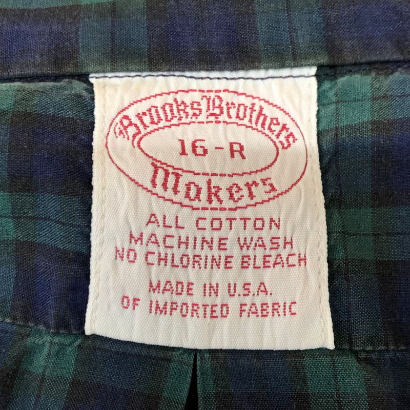 中古品】Brooks Brothers ブルックスブラザーズ 90's MAKERS LS SHIRT