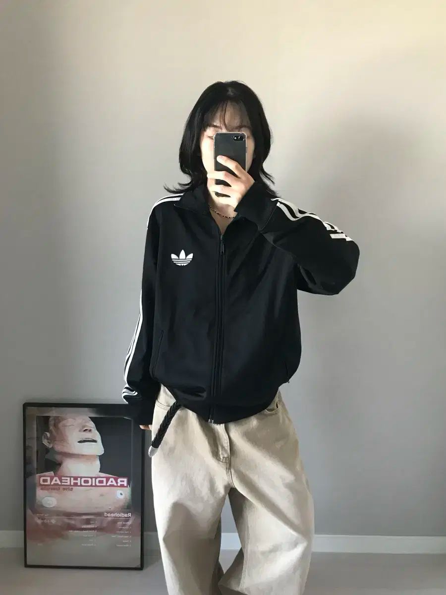 アディダス 旧ファイヤーバード ブラック トラックジャージ ジャージ