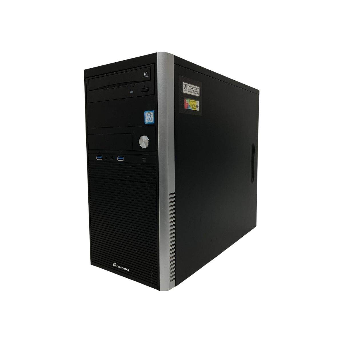 BTOパソコン TSUKUMO AeroStream RM 5 J-C 180 T デスクトップ パソコン i 8400 8 GB HDD 1 TB SSD 512 GTX 1070 win 11