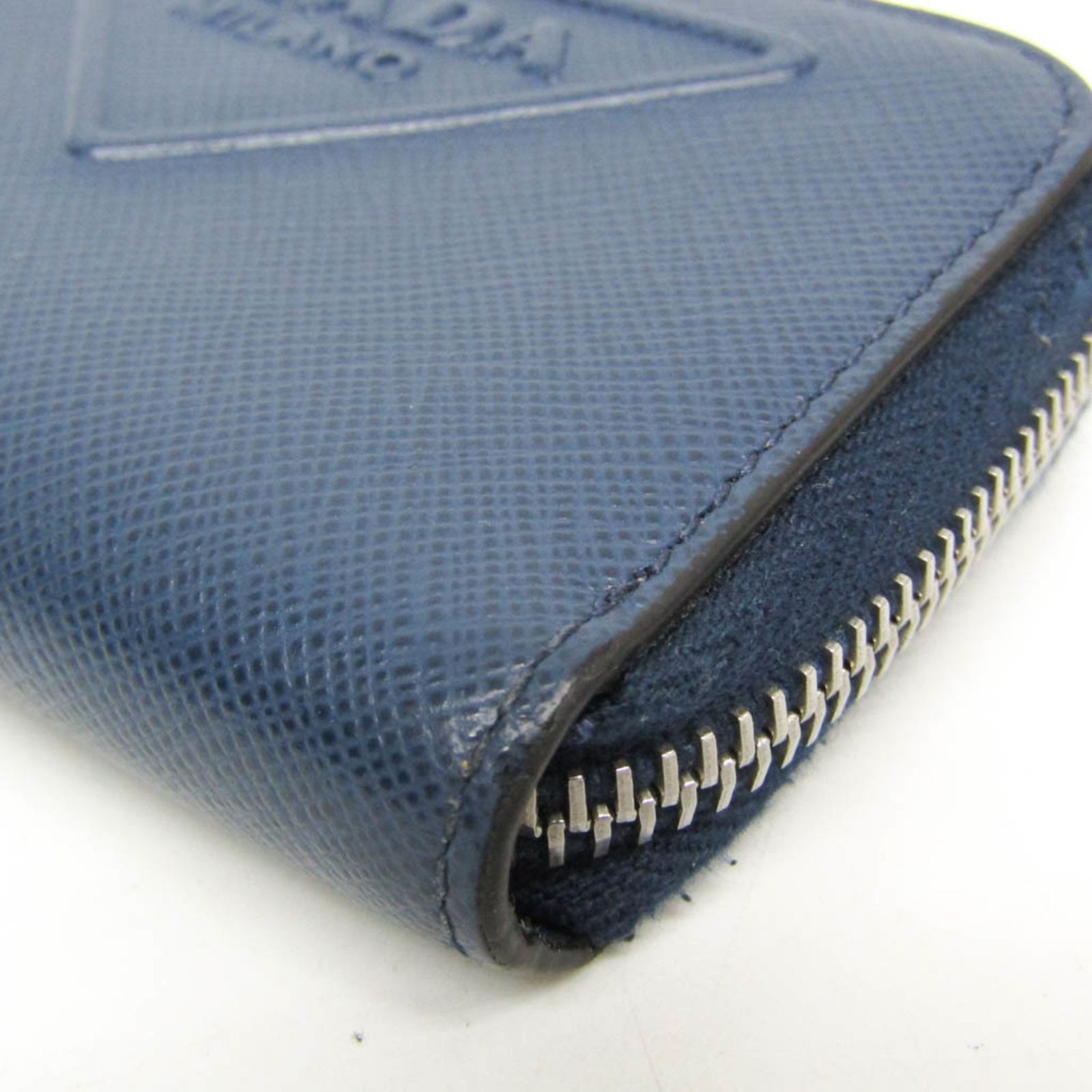  プラダ Prada サフィアーノ EMBOSS 2 MM 003 メンズ レディース レザー 小銭入れ コインケース ネイビー コインケース 小銭入れ 小物