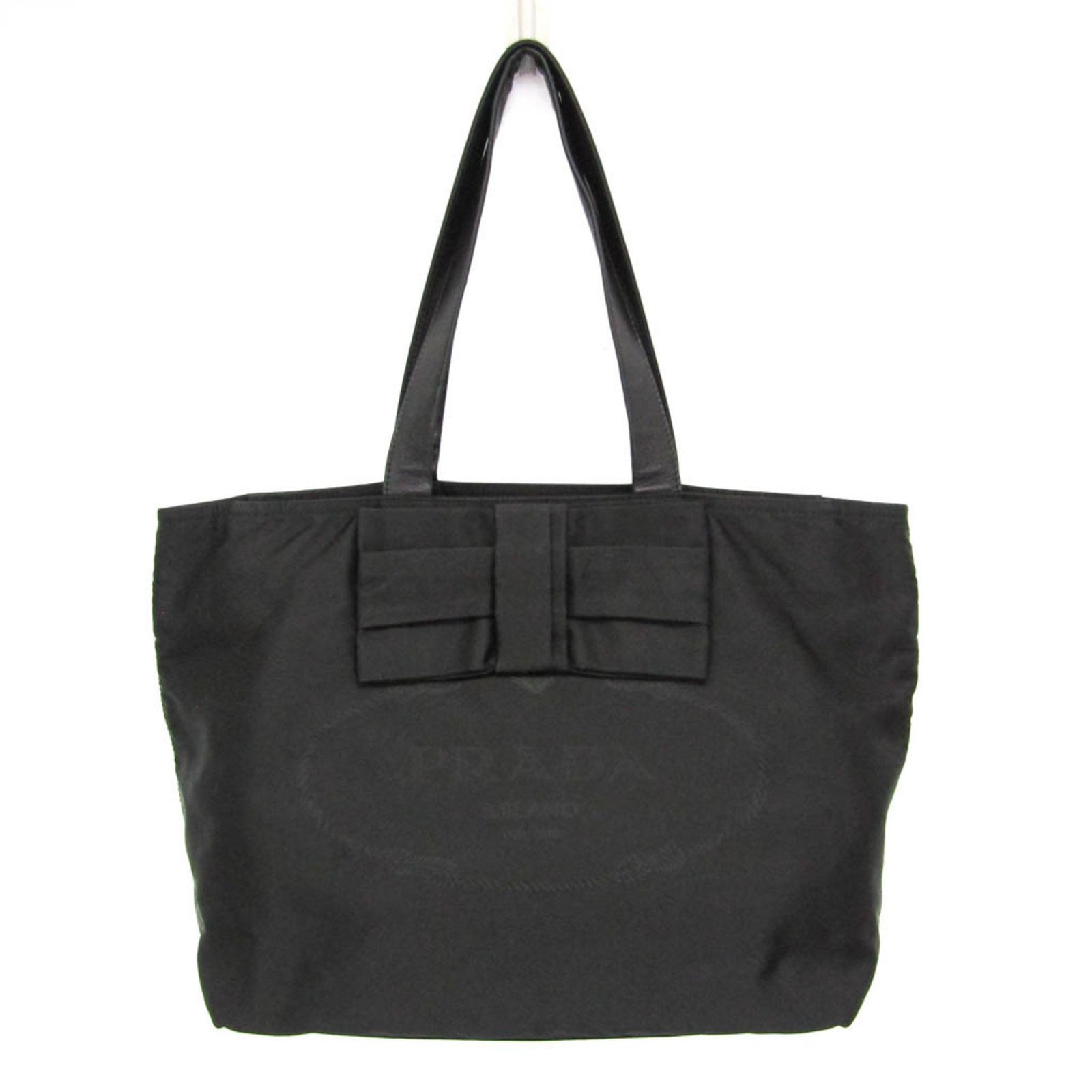 プラダ(Prada) テスート TESSUTO リボン レディース ナイロン,レザー 