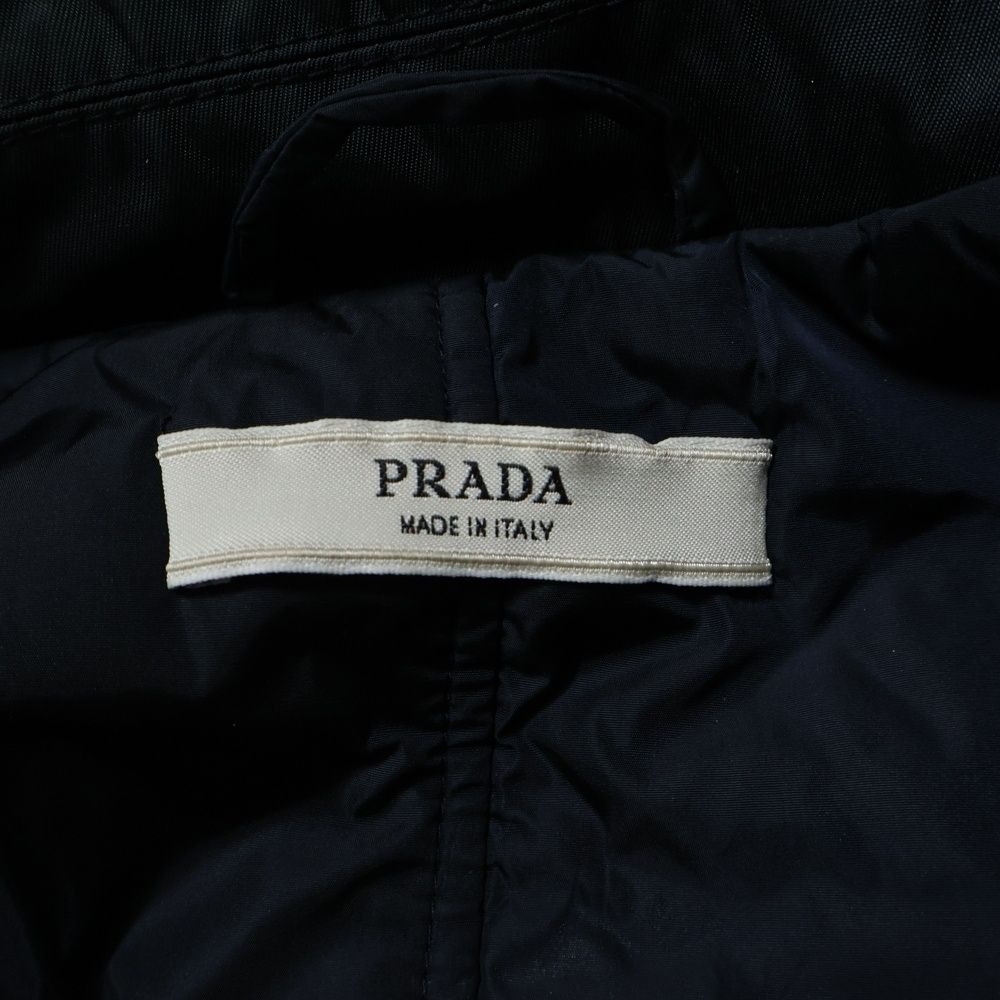 PRADA (プラダ) ロゴプレート バックル サフィアーノレザー ベルト