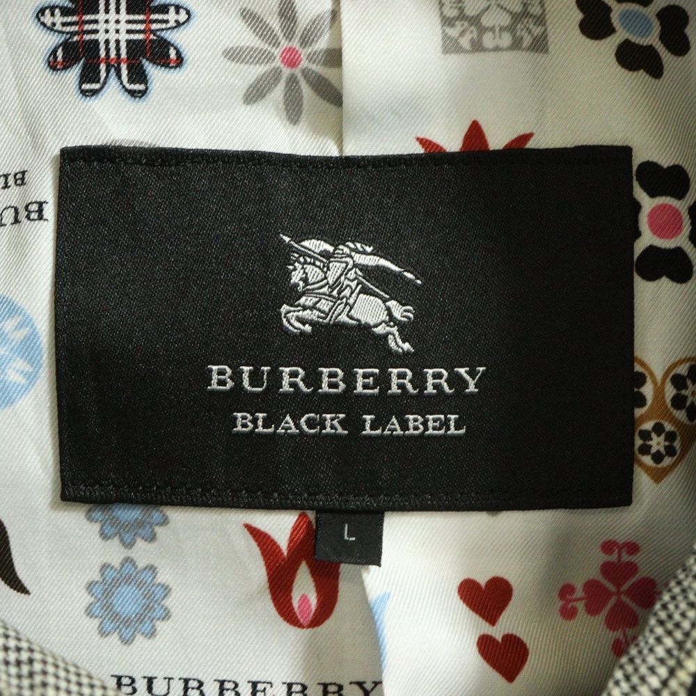 BURBERRY BLACK LABEL (バーバリー ブラックレーベル) 裏地チェック柄