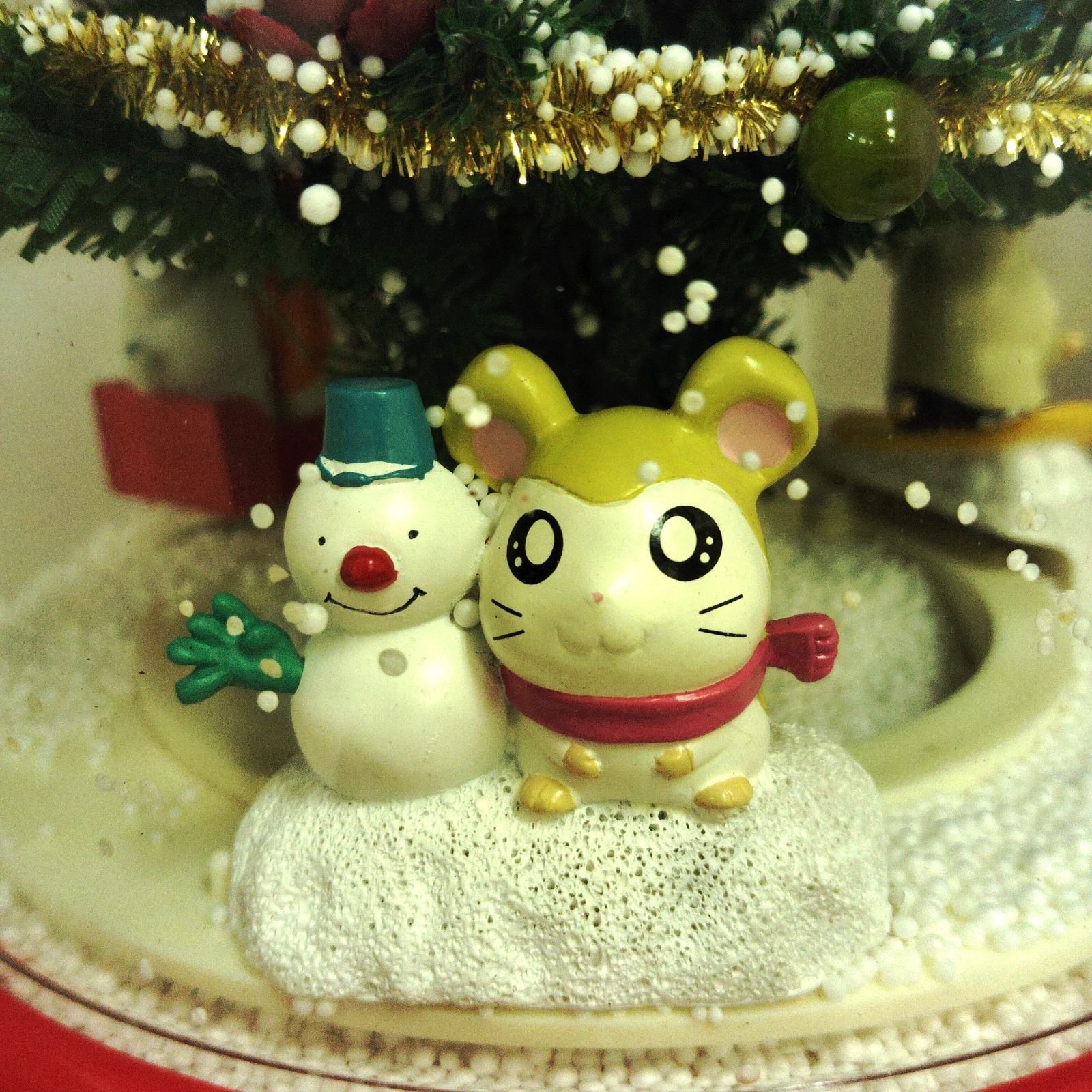 レア　とっとこハム太郎　クリスマスツリー　クリスマスツリーセット とっとこ ハム太郎 雪ふるツリー クリスマスツリー 美品 レア の通販