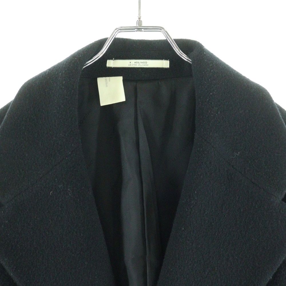 N.HOOLYWOOD (エヌハリウッド) チェスターフィールドコート ブラック