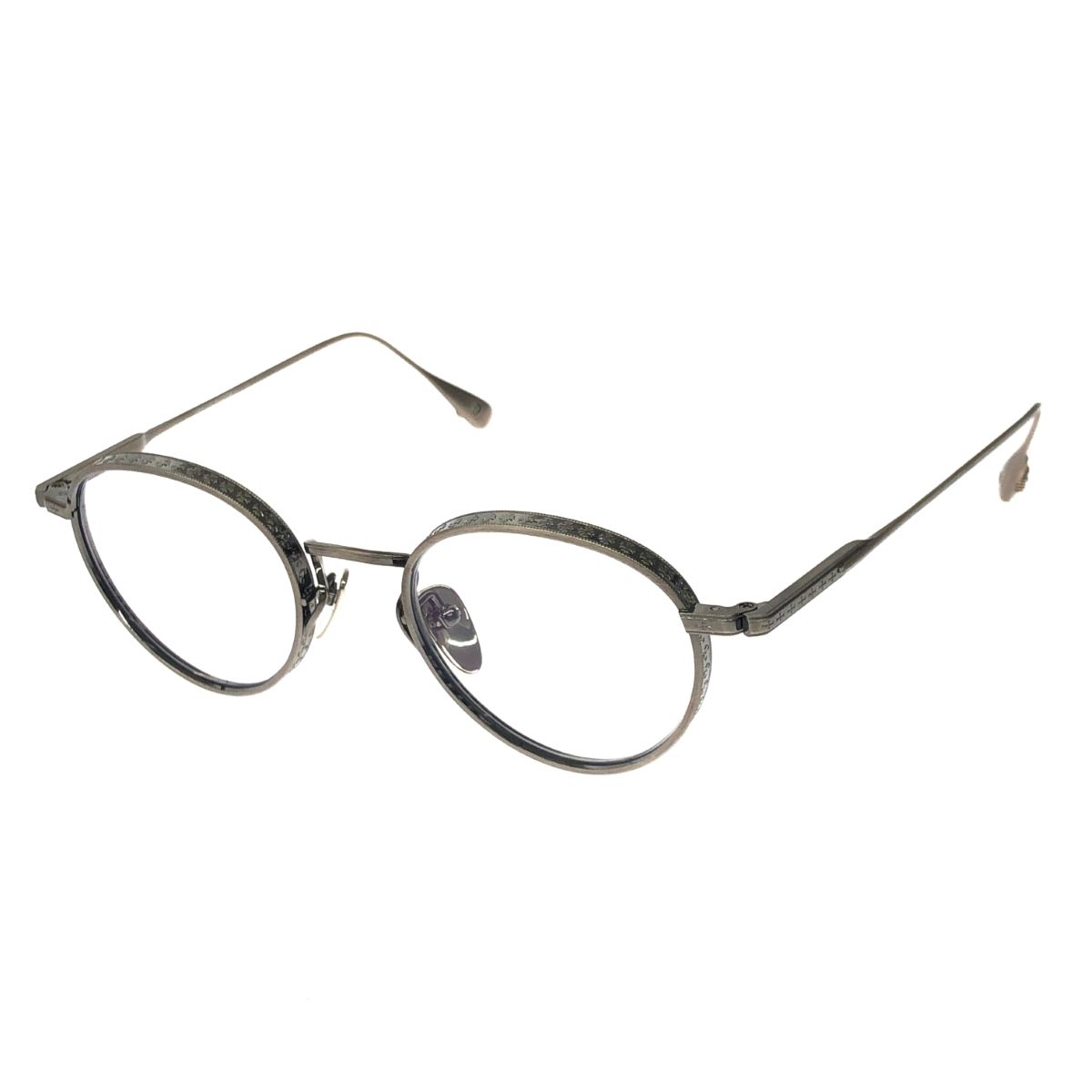 Chrome Hearts クロムハーツ メガネ/thick メタルフレーム/度なし