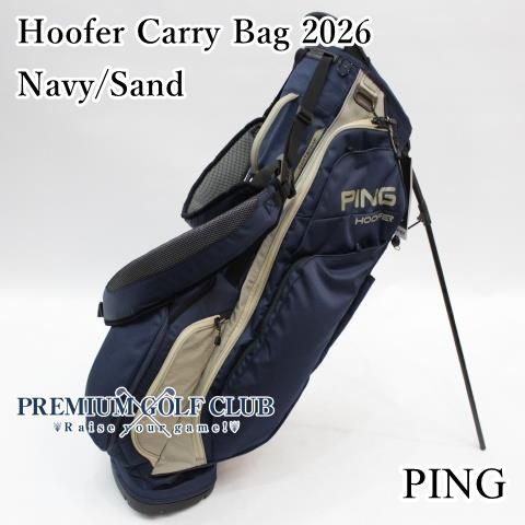 新品 ピン PING フーファー Hoofer スタンドバッグ 2026 ネイビー/Sand