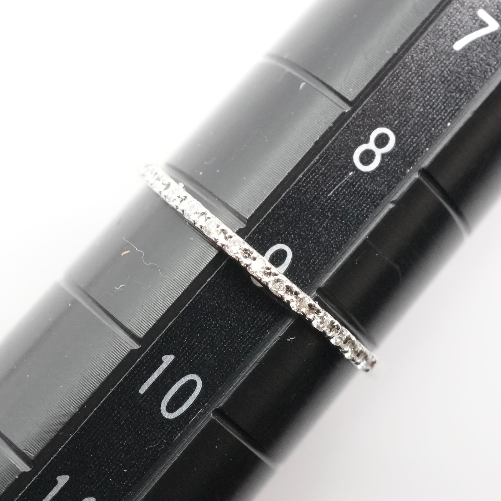 ヴァンドーム青山 Pt900 ハーフエタニティ ダイヤ リング/24-5222S