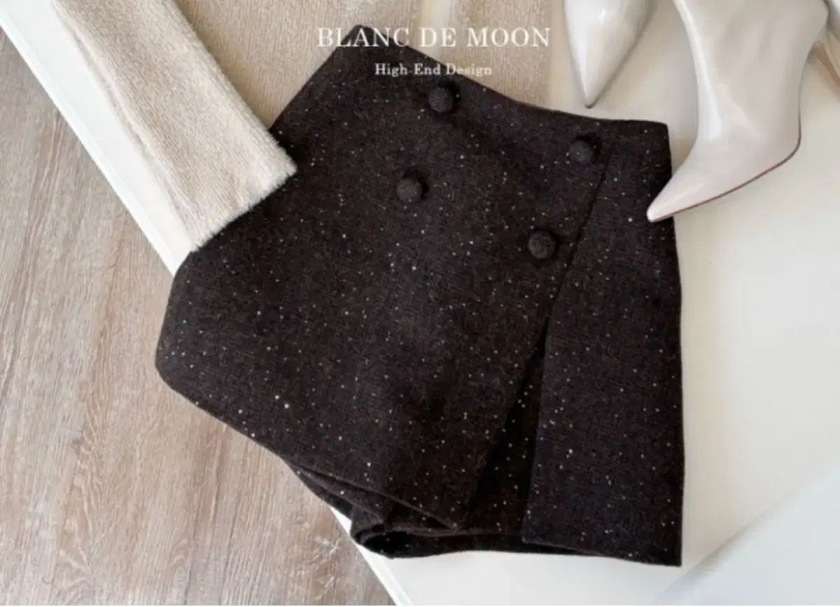 ブラン ド ムーン ツイード ミニスカート