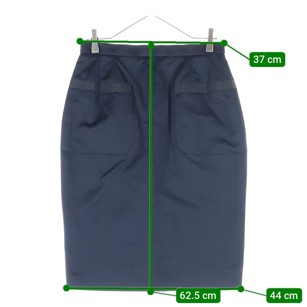 CHANEL (シャネル) 95AW ココマークボタン シルクサテン ミディアム