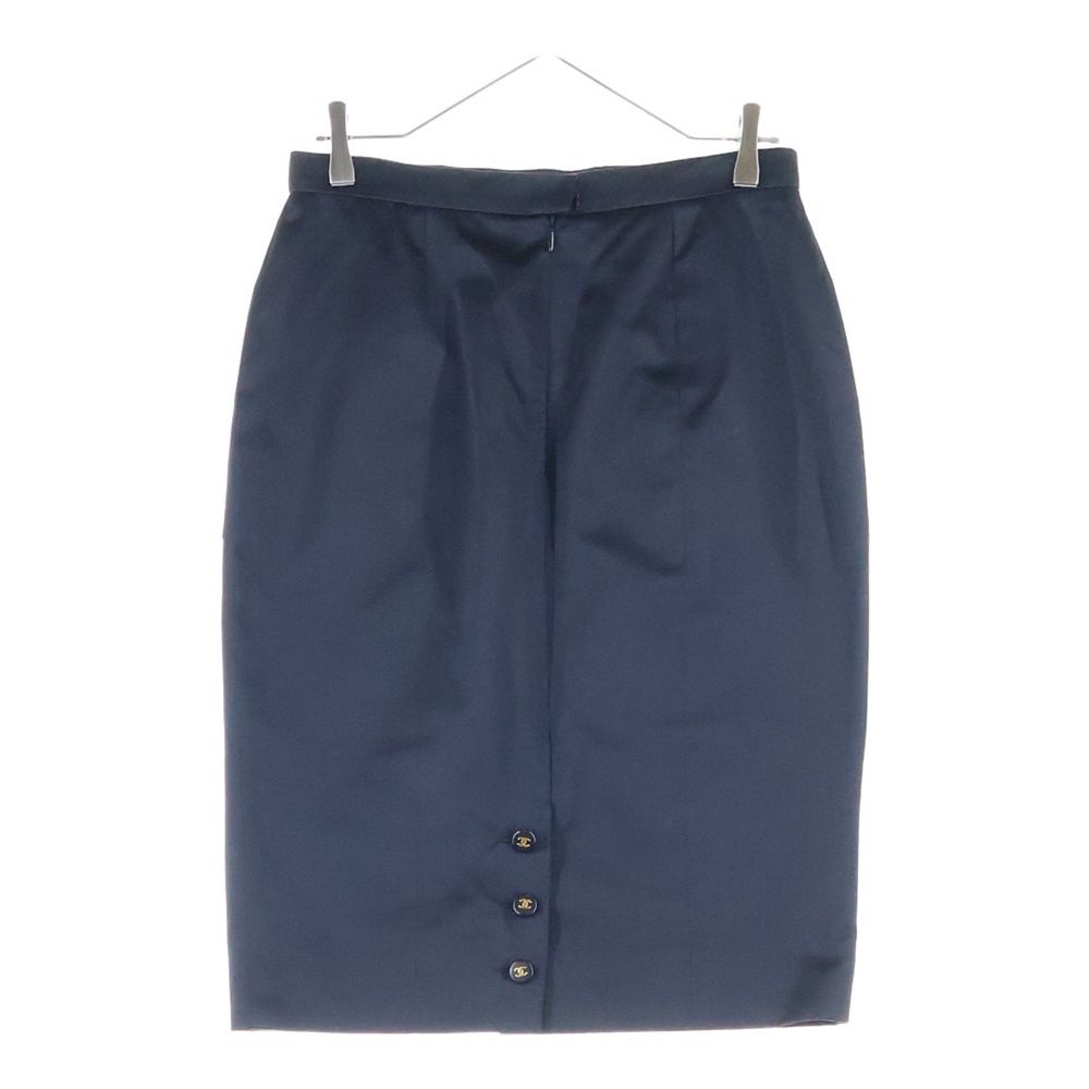 CHANEL (シャネル) 95AW ココマークボタン シルクサテン ミディアム