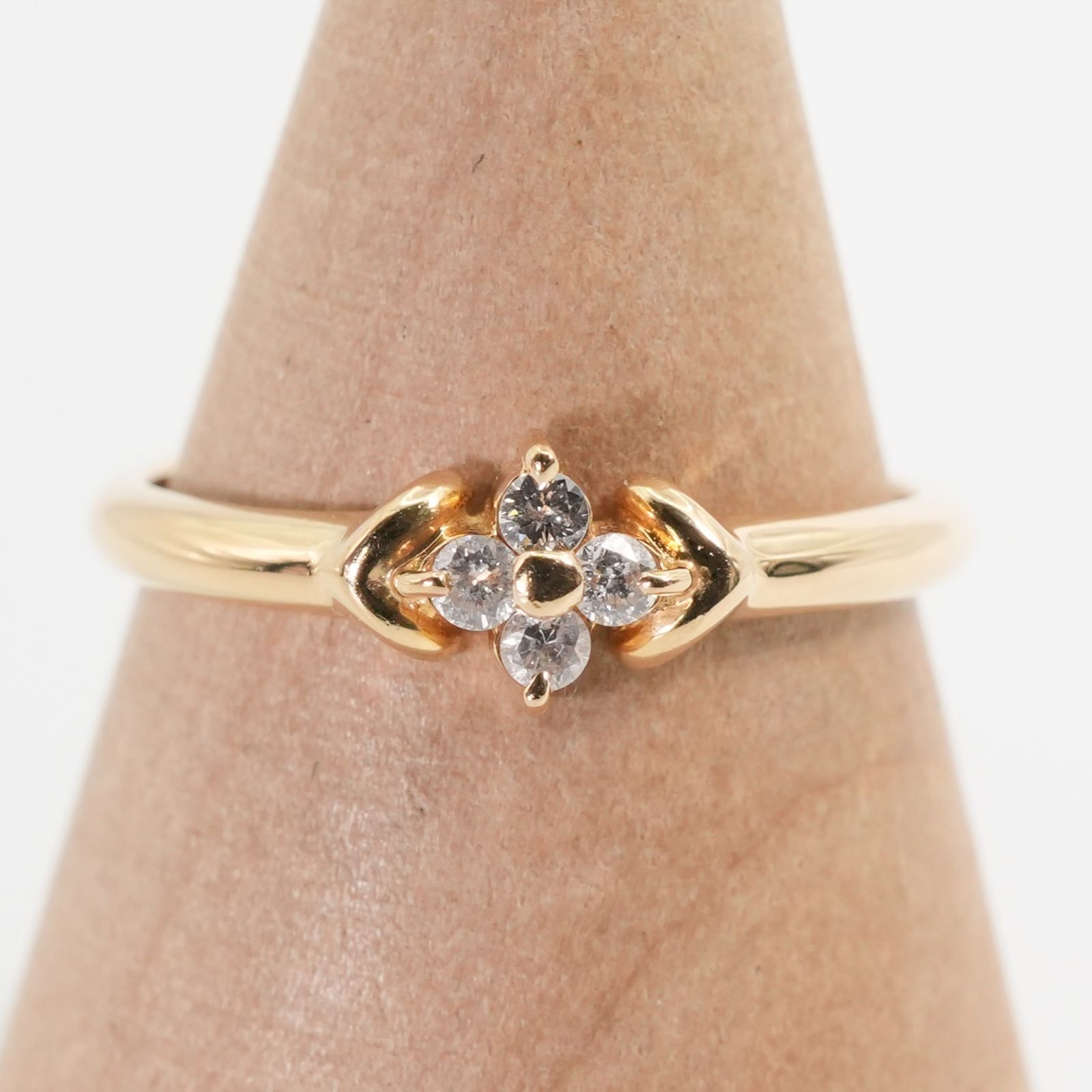 ヴァンドーム青山 ダイヤモンド フラワー K18 リング/24-3927S - メルカリ