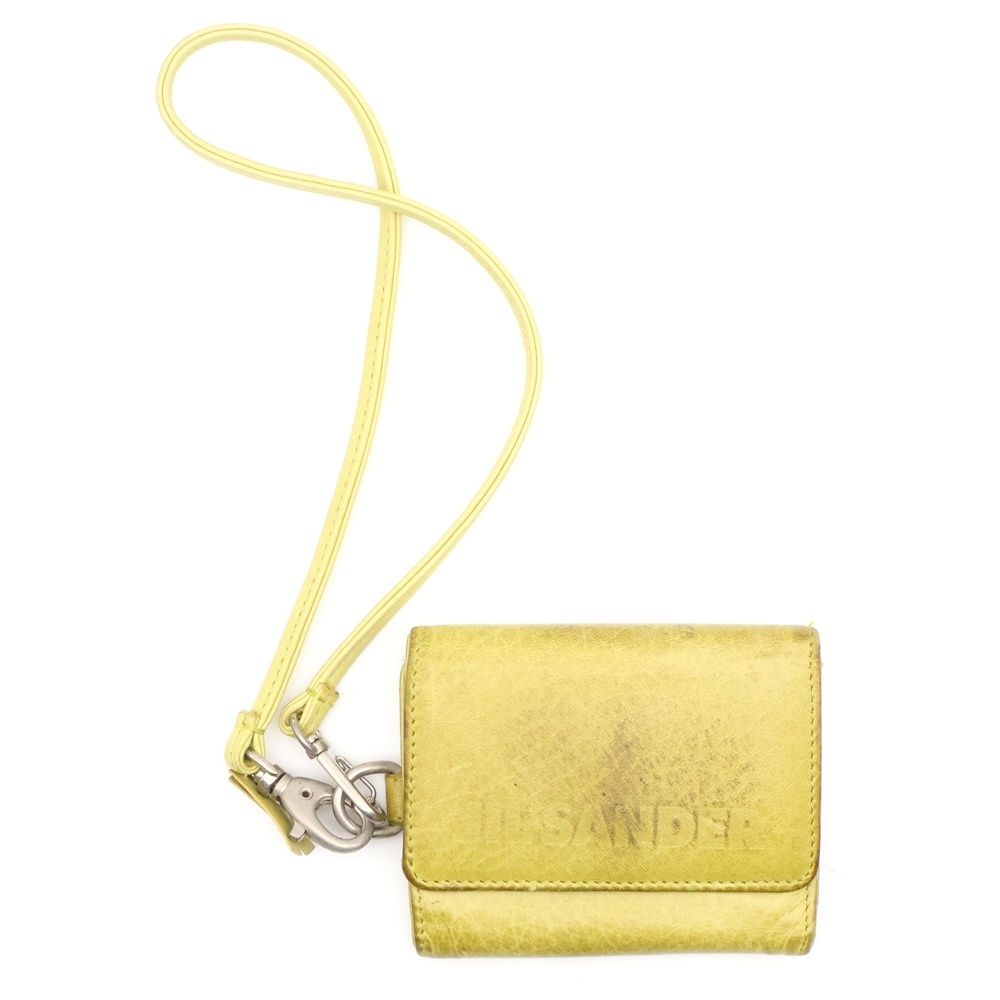 JIL SANDER (ジルサンダー) バッグチャーム 三つ折り財布 コンパクト