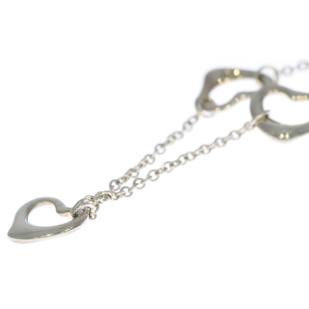 美品　ティファニー　オープンハート　5連　ブレスレット　シルバー　925 ティファニーオープンハート5連ブレスブレスレットシルバー925