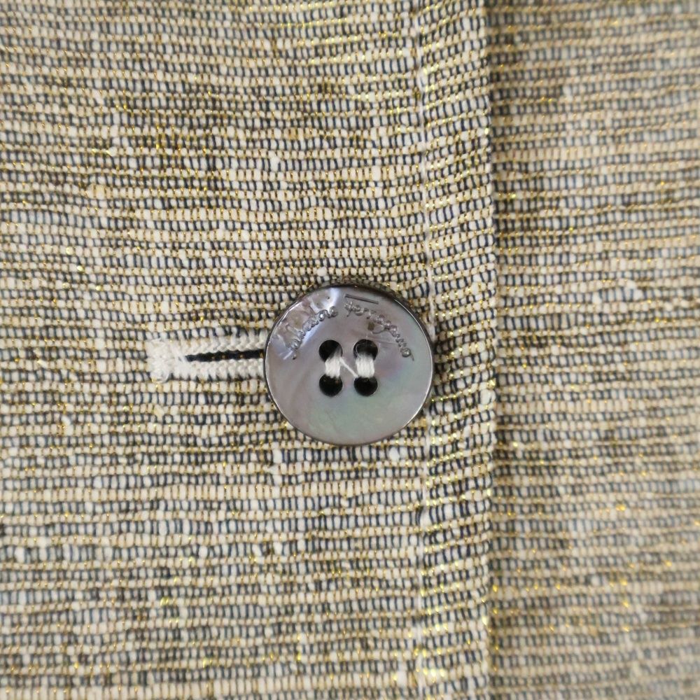 Salvatore Ferragamo (サルヴァトーレ フェラガモ) シルク混 レーヨン